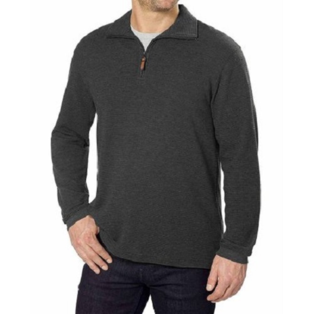 Hudson River Men's Long Sleeve 1/4 Zip Sweater XL